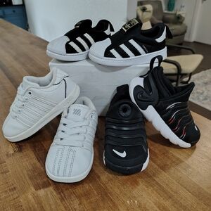 NIKE ADIDAS K SWISS Baby Shoes Size 5c & 5.5c